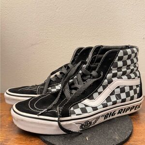 Vans Se Bikes Sk8 Hi Reissue Big Ripper Black Reflective (VN0A4BV8A0E) Size:11
